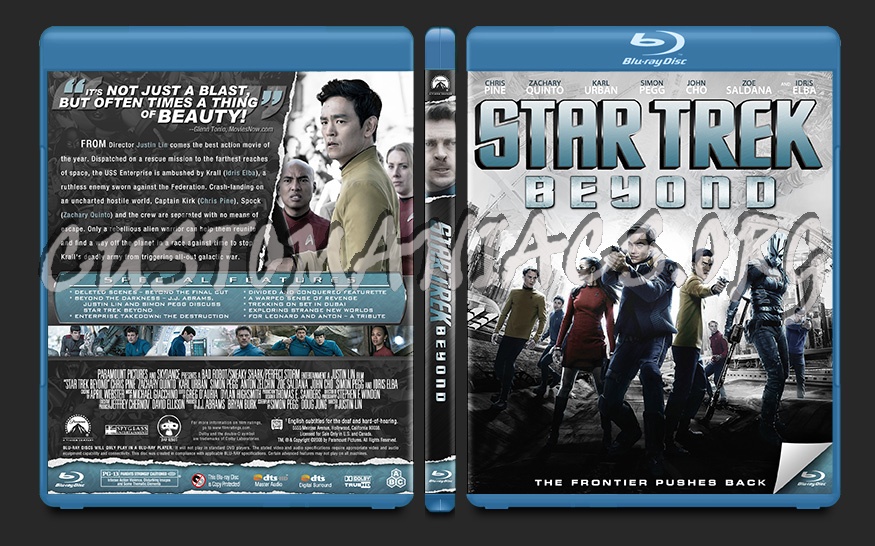 Star Trek Beyond blu-ray cover