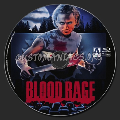 Blood Rage (1987) blu-ray label