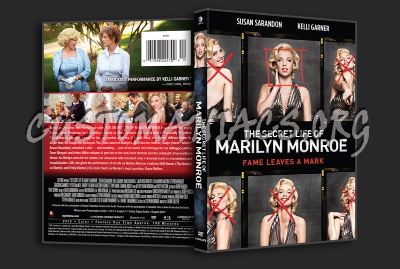 The Secret Life of Marilyn Monroe dvd cover
