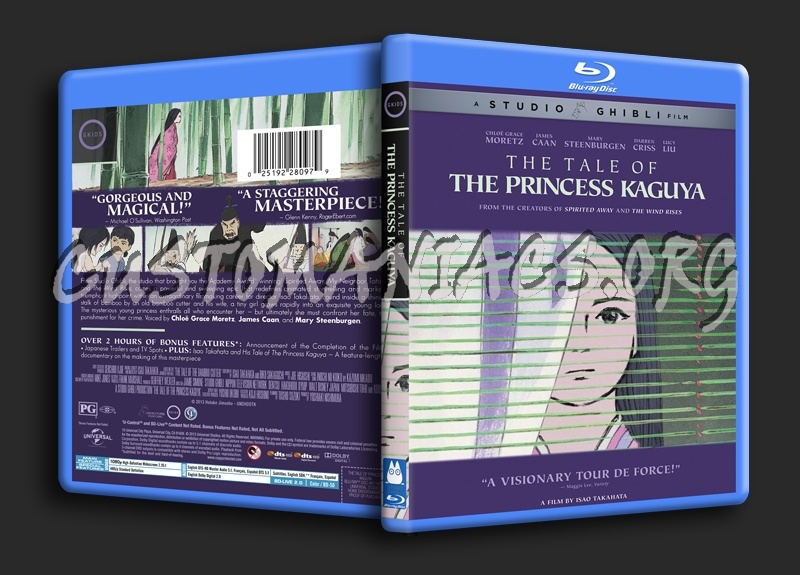 The Tale of Princess Kaguya blu-ray cover