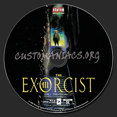 The Exorcist III blu-ray label