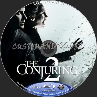 The Conjuring 2 blu-ray label