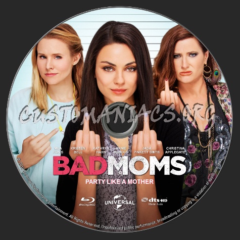 Bad Moms blu-ray label