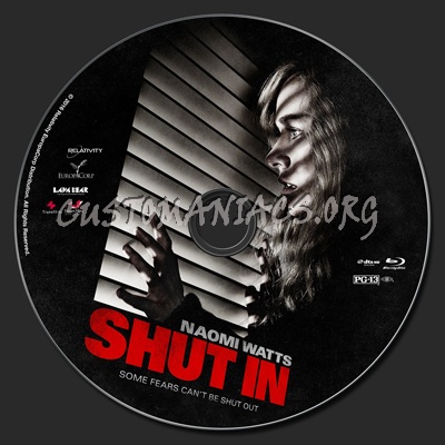 Shut In blu-ray label