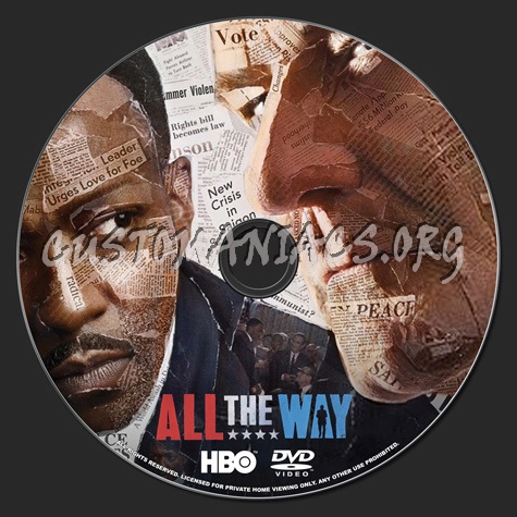 All the Way dvd label