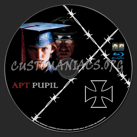 Apt Pupil blu-ray label