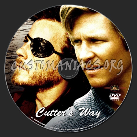 Cutter's Way dvd label
