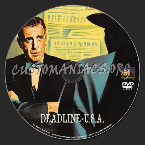 Deadline USA dvd label