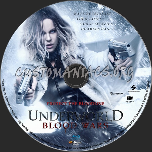 Underworld Blood Wars blu-ray label