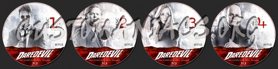 Daredevil Season 1 blu-ray label