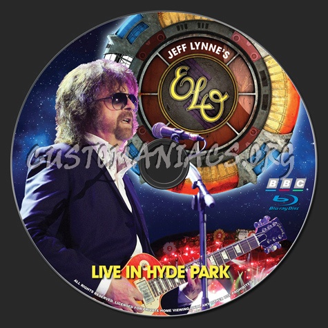 Jeff Lynne's ELO Live in Hyde Park blu-ray label