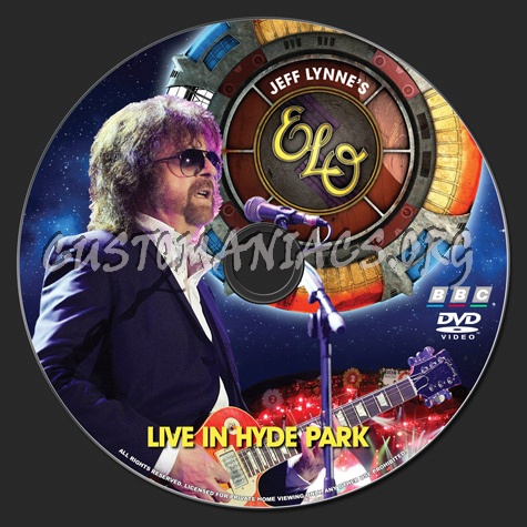 Jeff Lynne's ELO Live in Hyde Park dvd label