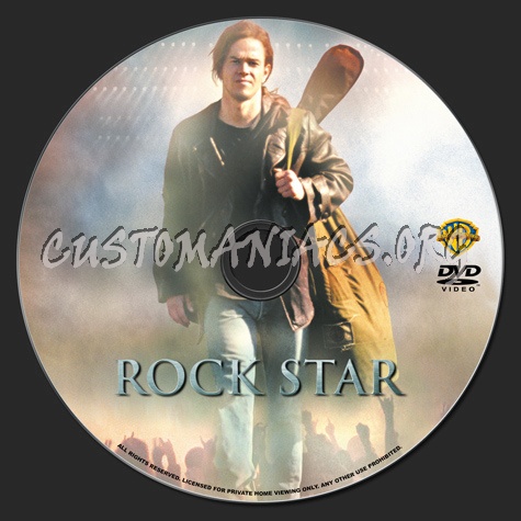 Rock Star dvd label