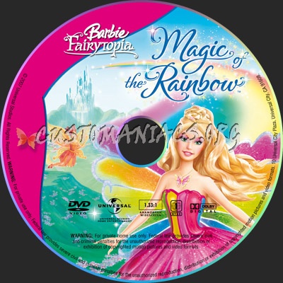 Barbie Fairytopia Magic of the Rainbow dvd label