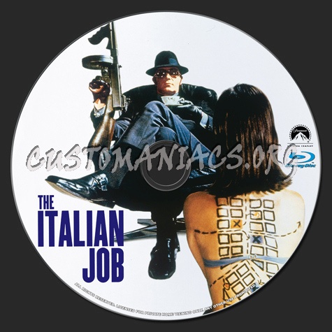 The Italian Job blu-ray label