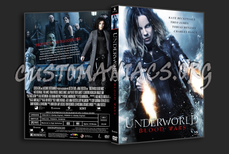 Underworld Blood Wars dvd cover