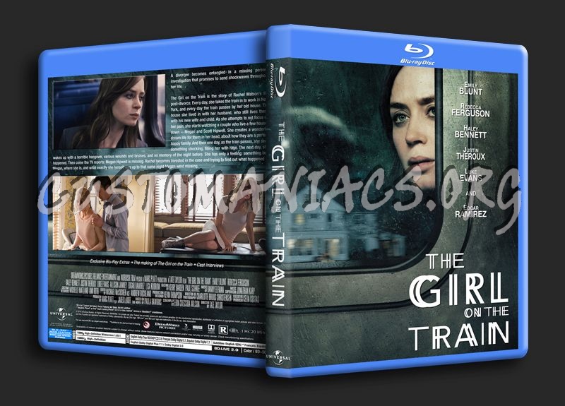 The Girl On The Train (2016) blu-ray cover