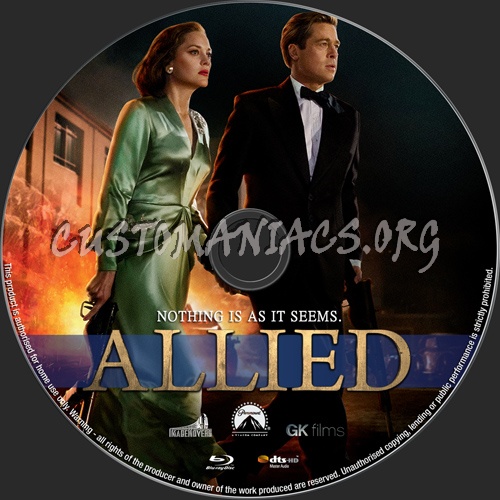 Allied blu-ray label