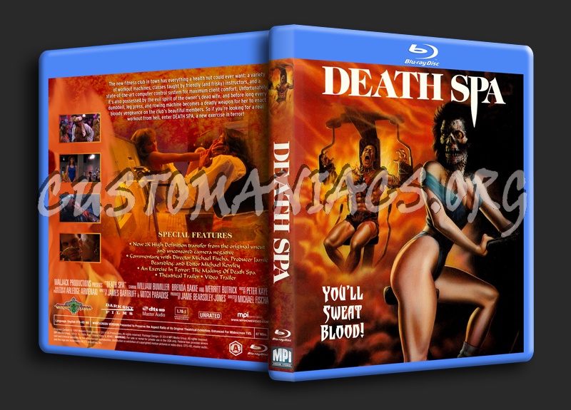 Death Spa dvd cover