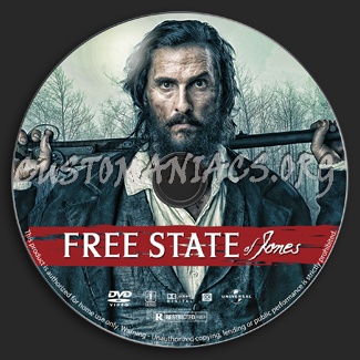 Free State of Jones dvd label