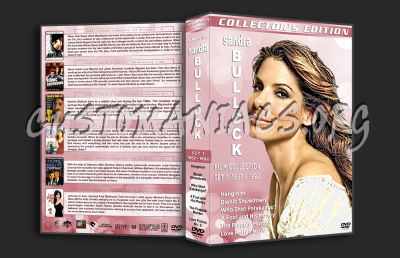 Sandra Bullock Film Collection - Set 1 (1987-1992) dvd cover