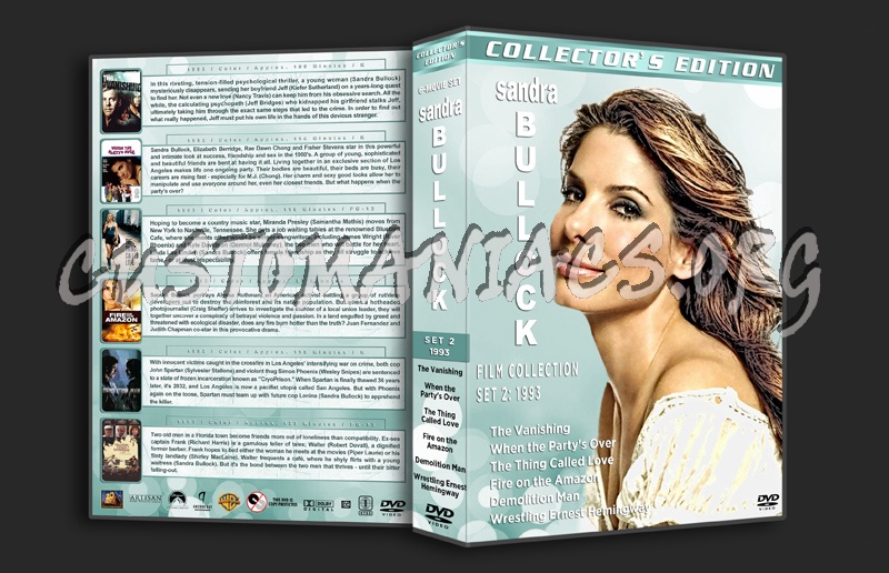 Sandra Bullock Film Collection - Set 2 (1993) dvd cover