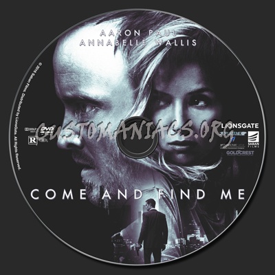 Come And Find Me dvd label