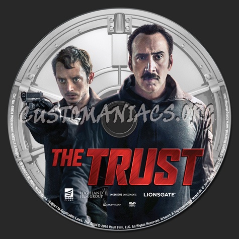 The Trust dvd label