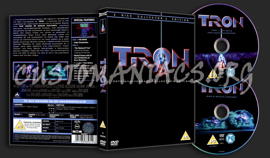 Tron (2 Disc) dvd cover
