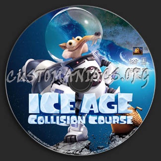 Ice Age: Collision Course dvd label