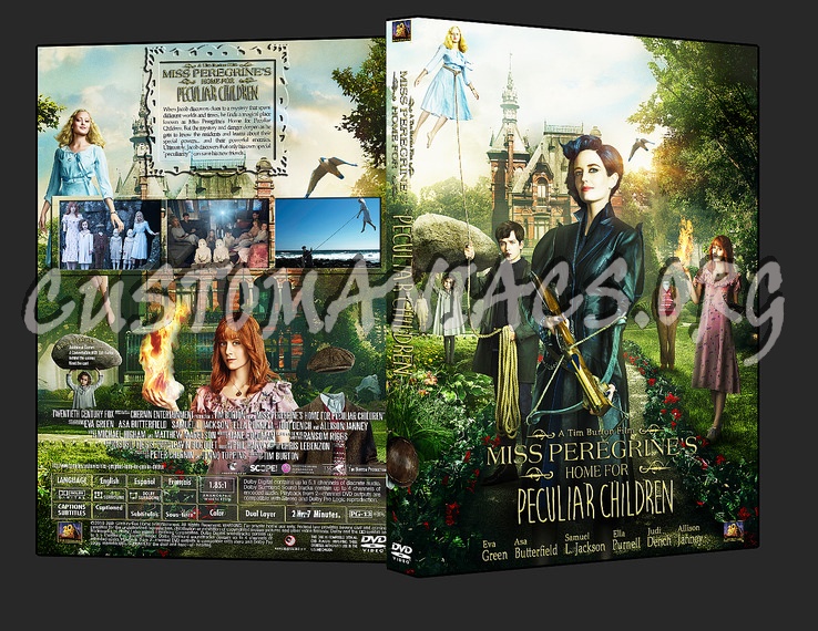 Miss Peregrine's Home for Peculiar Children (2016) dvd cover