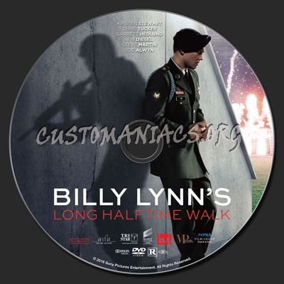 Billy Lynn's Long Halftime Walk dvd label