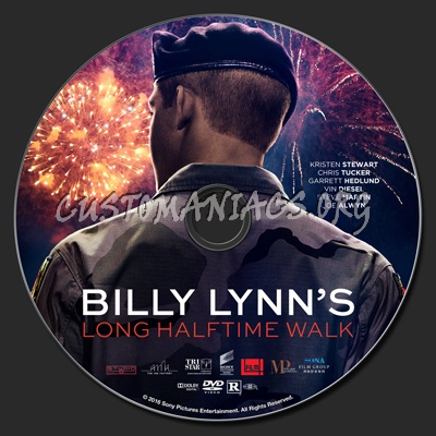 Billy Lynn's Long Halftime Walk dvd label