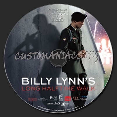 Billy Lynn's Long Halftime Walk blu-ray label