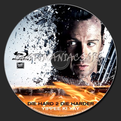 Die Hard 2 Die Harder blu-ray label