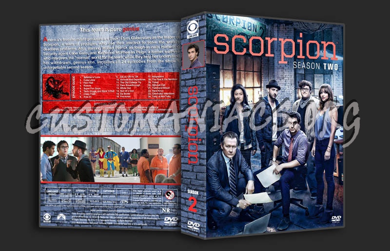 Scorpion - Season 2 dvd cover