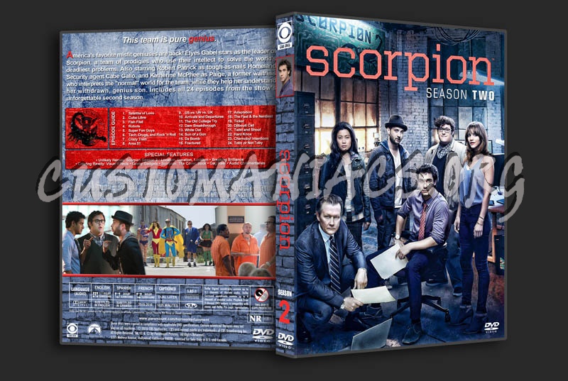 Scorpion - Season 2 dvd cover