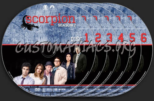 Scorpion - Season 2 dvd label