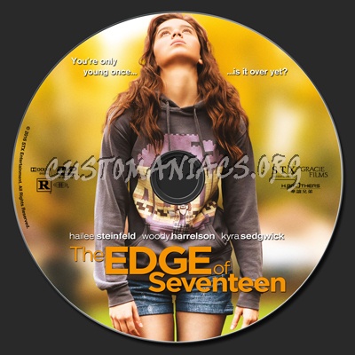 The Edge Of Seventeen dvd label