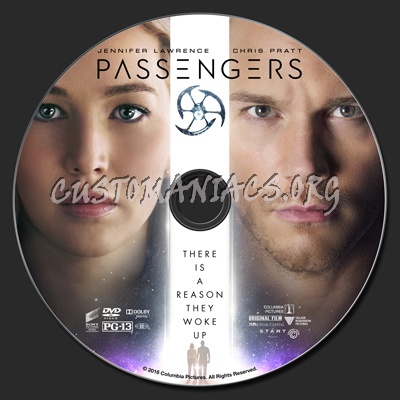 Passengers (2016) dvd label