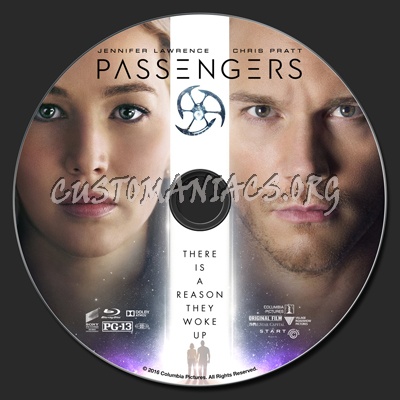 Passengers (2016) blu-ray label