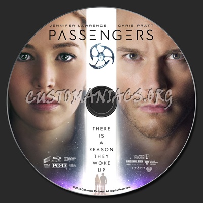 Passengers (2016) blu-ray label