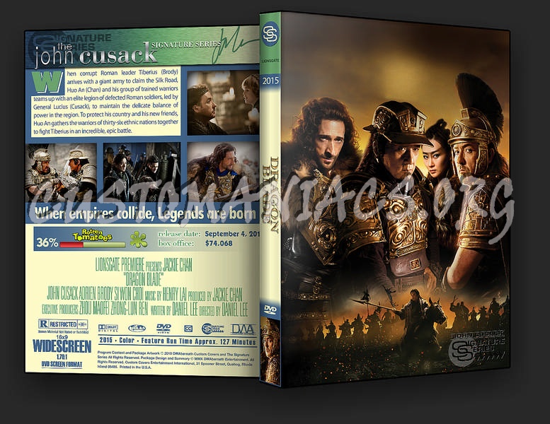 Dragon Blade dvd cover