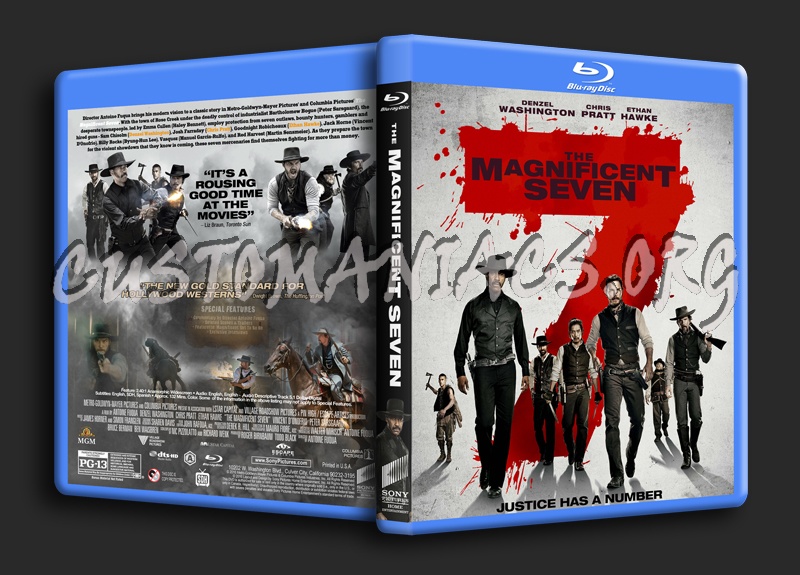 The Magnificent Seven (2016) dvd cover