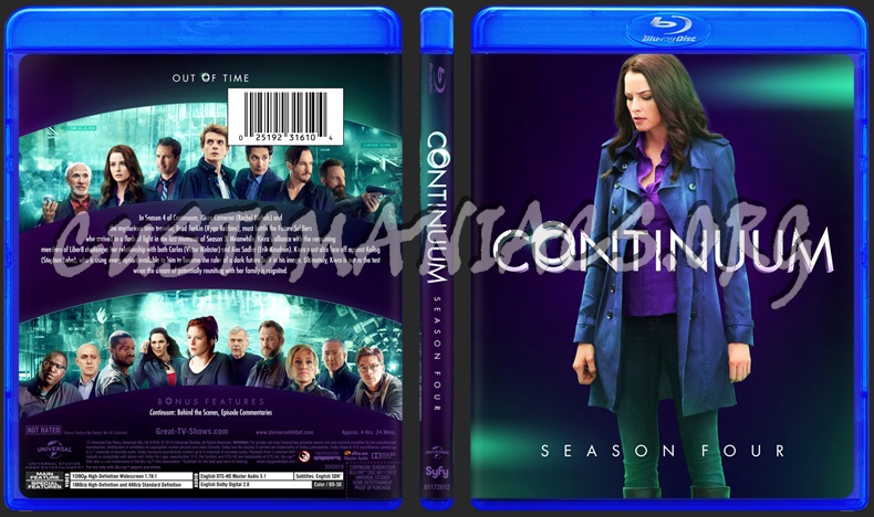 Continuum - Season 4 blu-ray cover