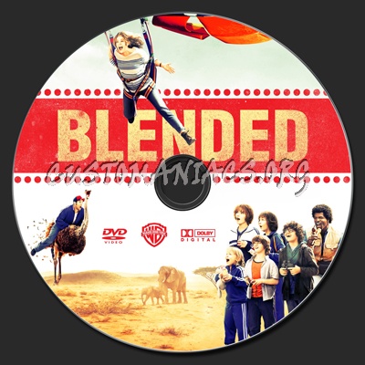 Blended dvd label