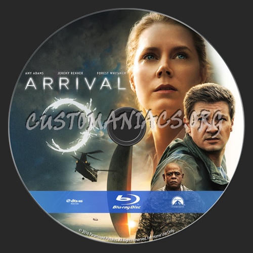 Arrival blu-ray label