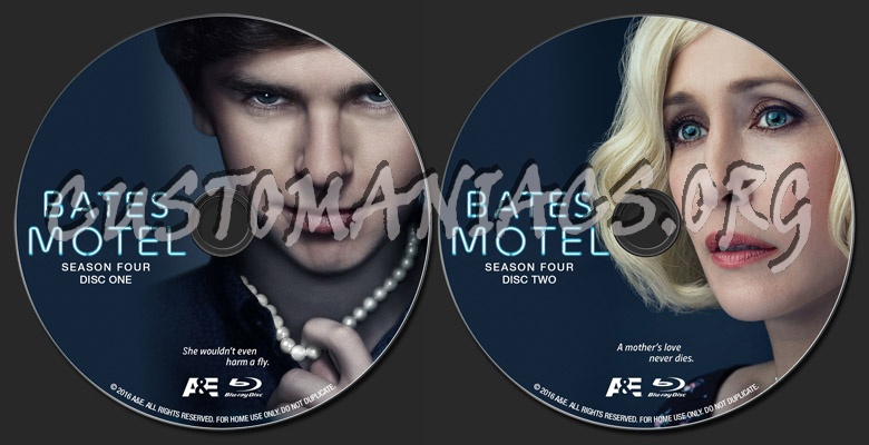 Bates Motel Season 4 blu-ray label