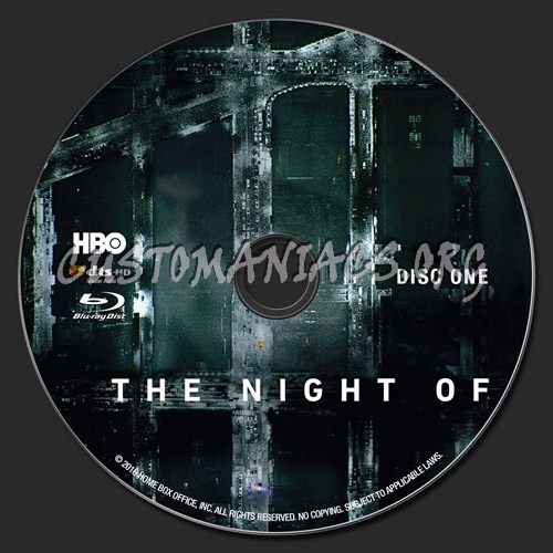 The Night Of blu-ray label