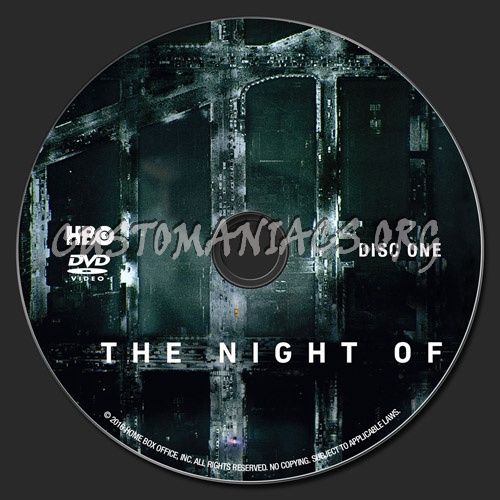 The Night Of dvd label